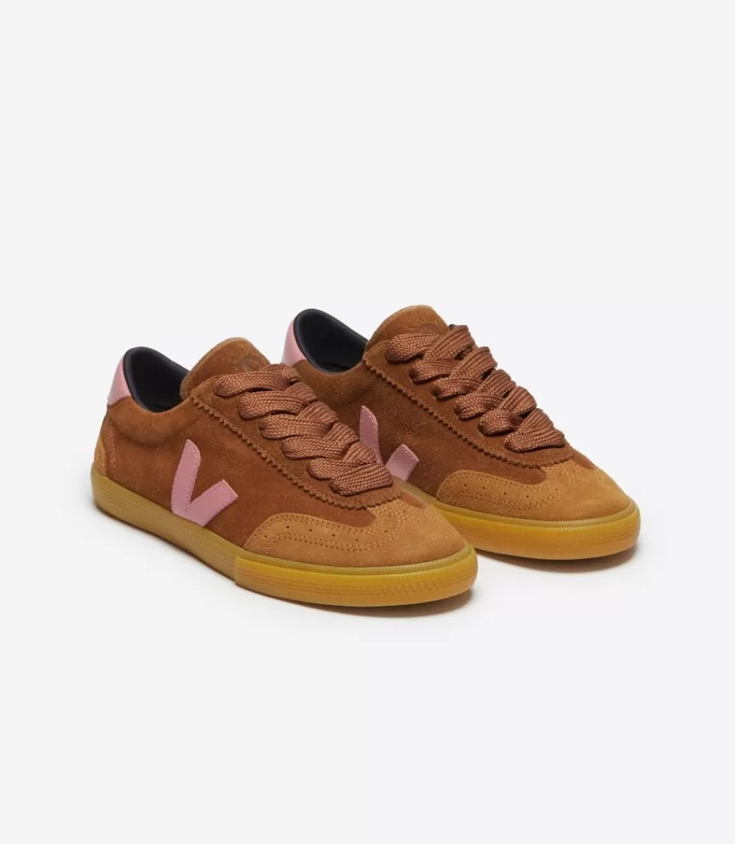 Femme VEJA Veja X Make My Lemonade | Collab<VOLLEY SUEDE X MAKE MY LEMONADE COGNAC MARY